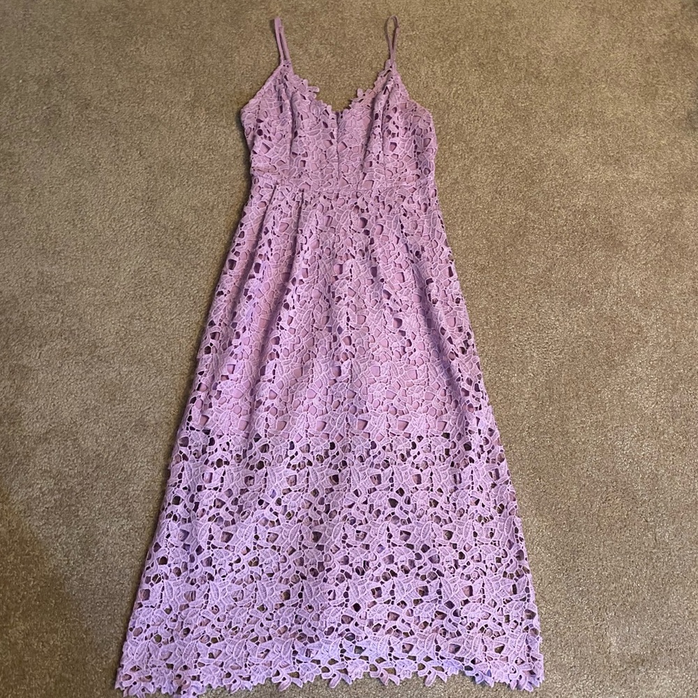 Lavender floral lace dress from ASTR THE LABEL